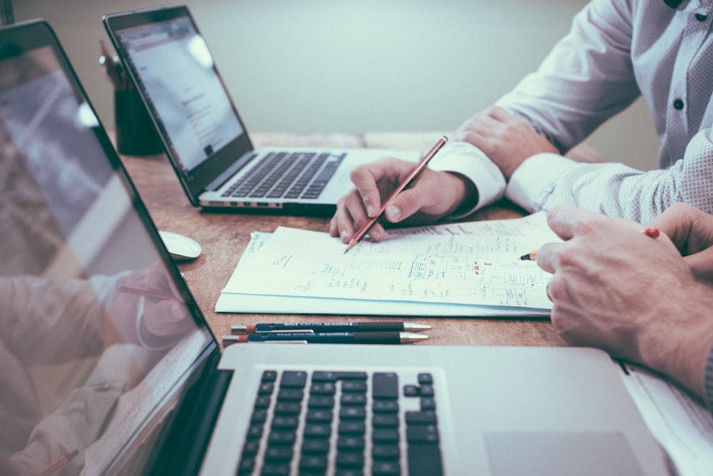 Financial charts and business analytics